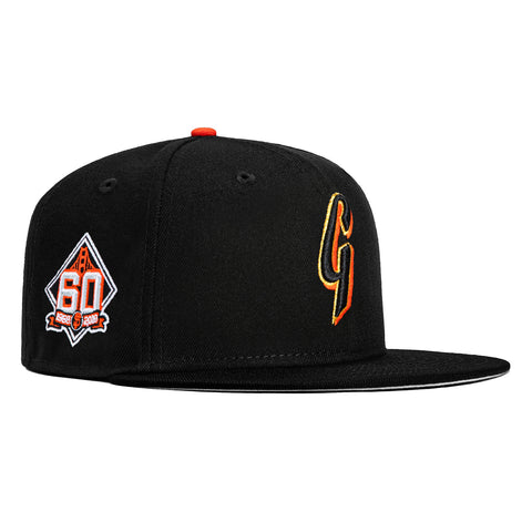 New Era 59Fifty San Francisco Giants 60th Anniversary Patch G Hat - Black