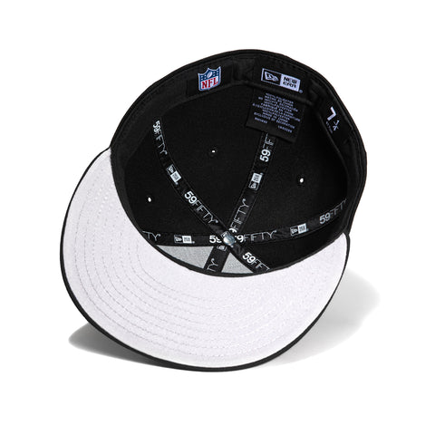New Era 59Fifty Oakland Raiders 50th Anniversary Patch Hat - Black