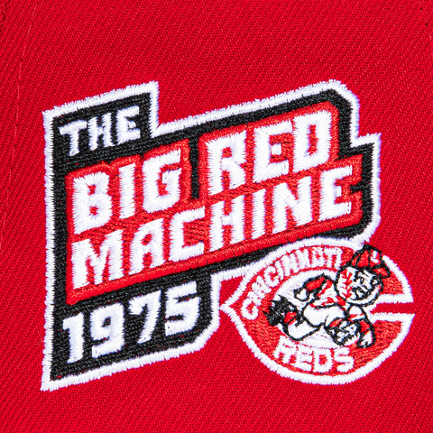 New Era 59Fifty Cincinnati Reds Big Red Machine Patch Hat - Red, White