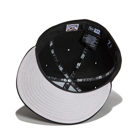 New Era 59Fifty Major League Baseball 125th Anniversary Logo Hat - Black