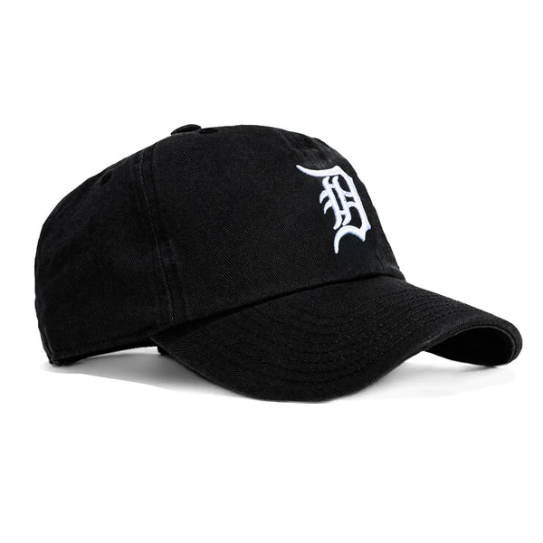 47 Brand Black Detroit Hat Adjustable Detroit Tigers Visor 47