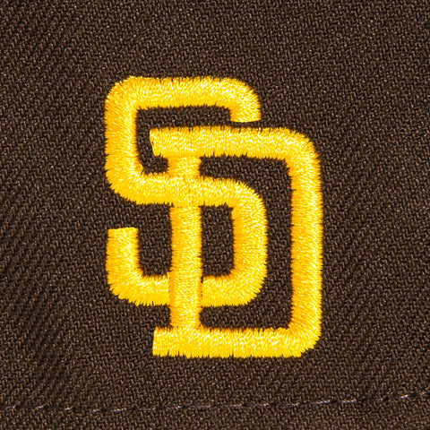 New Era 59Fifty Retro Script San Diego Padres Hat - Brown