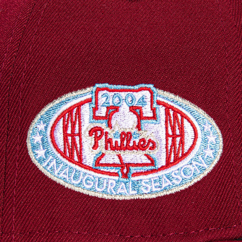 New Era 59Fifty Philadelphia Phillies Inaugural Patch Alternate Hat - Cardinal