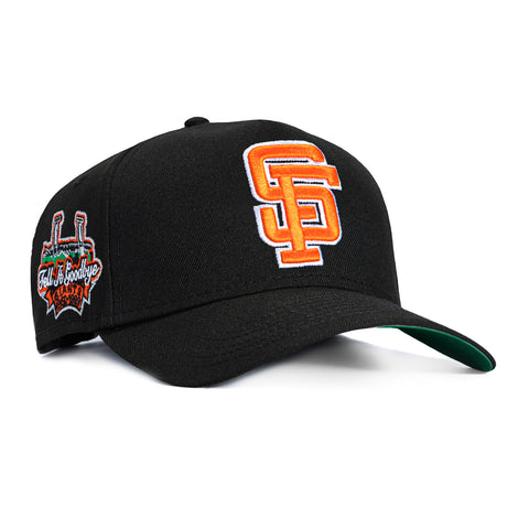 New Era 9Forty A-Frame San Francisco Giants Tell It Goodbye Patch Snapback Hat - Black New Era