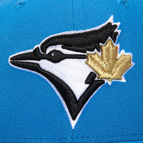 New Era 59Fifty Aux Pack Toronto Blue Jays 40th Anniversary Patch Hat - Light Blue