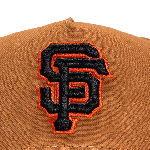 New Era 9Forty San Francisco Giants 2010 World Series Patch Snapback Hat - Khaki