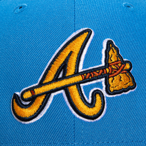 New Era 59Fifty Atlanta Braves Final Season Patch Alternate Hat - Light Blue, Navy