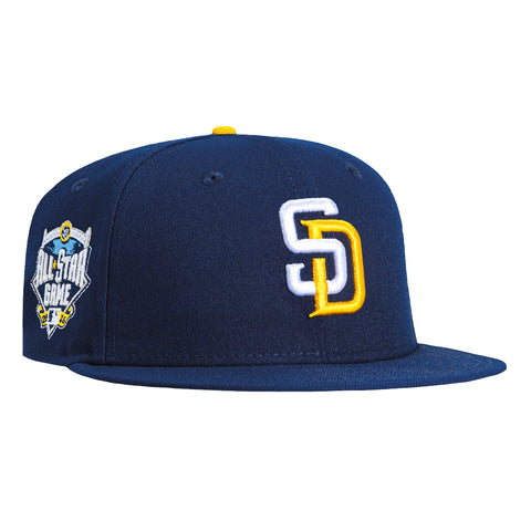 New Era 59Fifty San Diego Padres 2016 All Star Game Patch Hat - Light Navy New Era