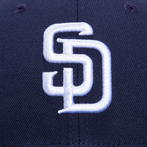 New Era 59Fifty San Diego Padres 40th Anniversary Patch Hat - Light Navy