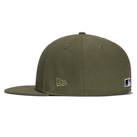 New Era 59Fifty New York Yankees 1941 World Series Patch Hat - Olive