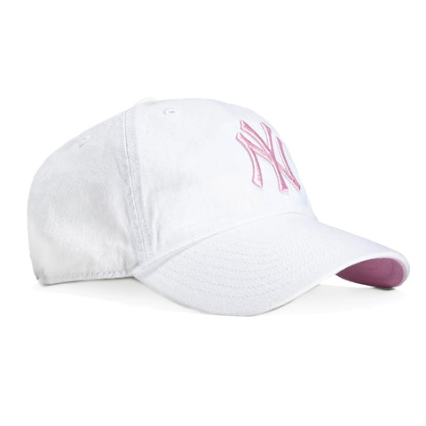 47 Brand Cleanup New York Yankees Adjustable Hat White, Pink
