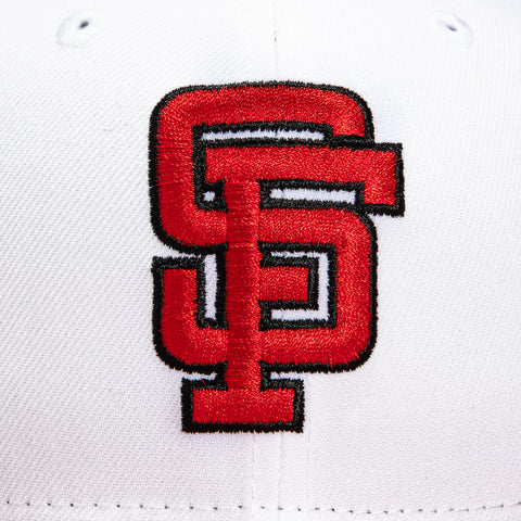 New Era 59Fifty San Francisco Giants Tell It Goodbye Patch Hat - , White, Red, Black