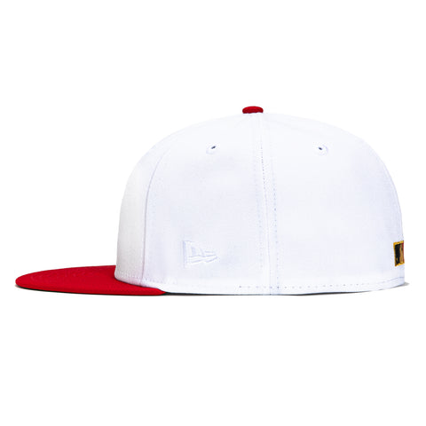 New Era 59Fifty San Francisco Giants Tell It Goodbye Patch Hat - , White, Red, Black