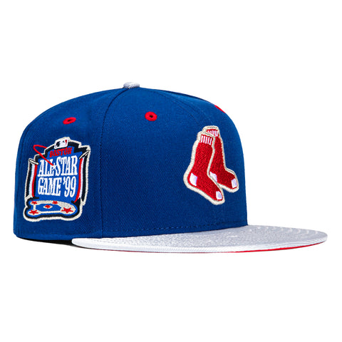 New Era 59Fifty Boston Red Sox 1999 All Star Game Patch Alternate Hat - Royal, Metallic Silver, Red