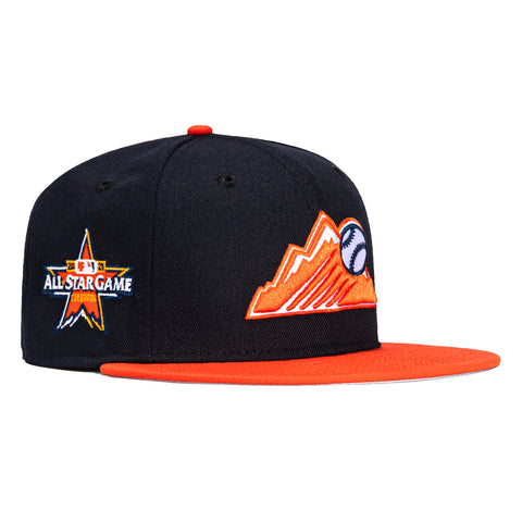 New Era 59Fifty Colorado Rockies 2021 All Star Game Patch Hat - Navy, Orange