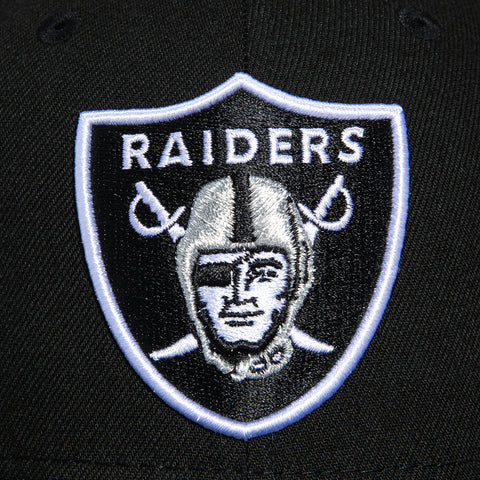 New Era 59Fifty Las Vegas Raiders 75th Anniversary Patch Hat - Black