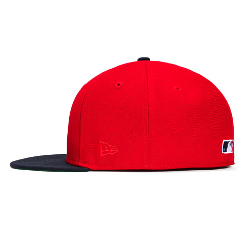 New Era 59Fifty Los Angeles Angels 25th Anniversary Patch Hat - Red, Navy