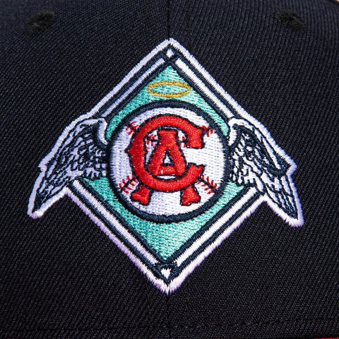 New Era 59Fifty Los Angeles Angels 1967 All Star Game Patch Logo Hat - Navy, Red