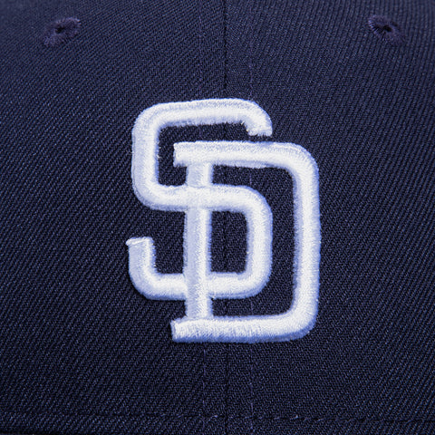 New Era 59Fifty Retro on-Field San Diego Padres Hat - Navy, White