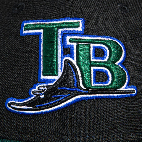 New Era 59Fifty Retro On-Field Tampa Bay Rays 2005 Hat - Black, Green