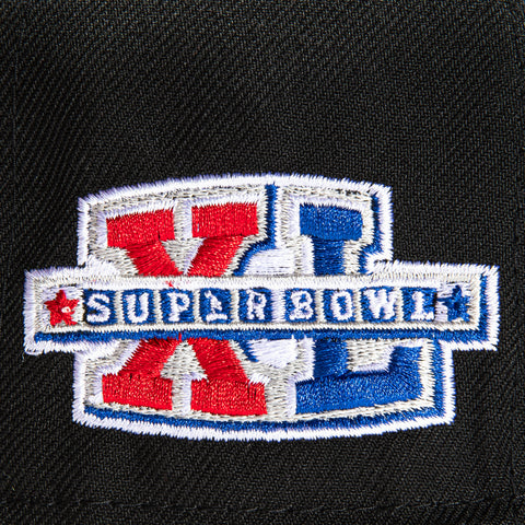 New Era 59Fifty Pittsburgh Steelers XL Super Bowl Patch Pink UV Hat - Black