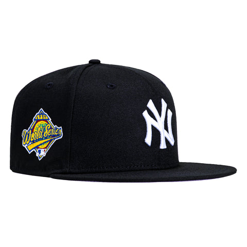 New Era 59Fifty New York Yankees 1996 World Series Patch Pink UV Hat - Navy