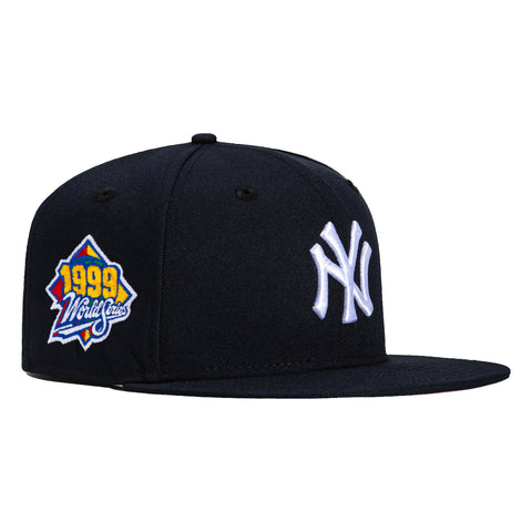 New Era 59Fifty New York Yankees 1999 World Series Patch Hat - Navy