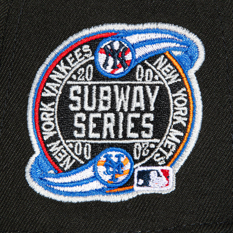 New Era 59Fifty New York Mets Subway Series Patch Pink UV Hat - Black, Royal