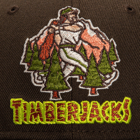 New Era 59Fifty Parks The Woods Southern Oregon Timberjacks Hat - Brown