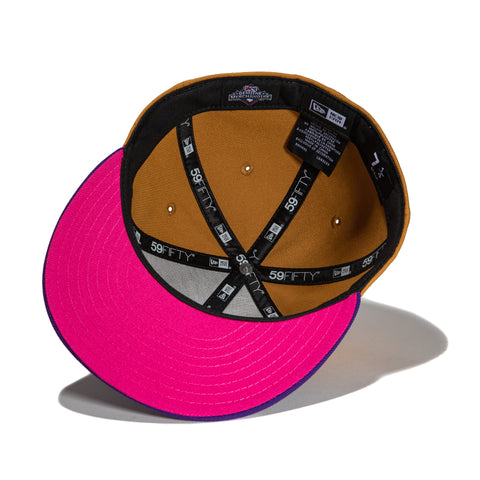 New Era 59Fifty Reno Aces Hat - Tan, Purple