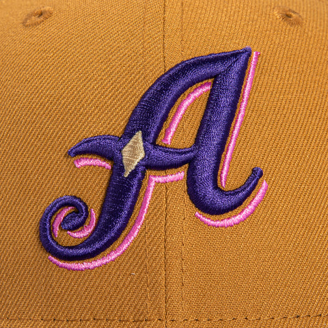 New Era 59Fifty Reno Aces Hat - Tan, Purple