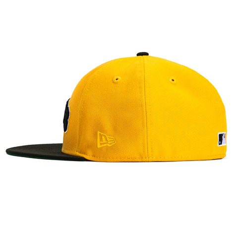 New Era 59Fifty Pittsburgh Pirates Club Patch Jersey Hat - Gold, Black