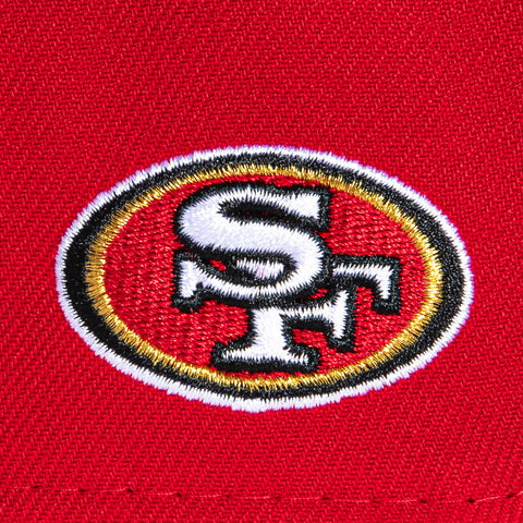 New Era 59Fifty San Francisco 49ers SF Hat - Red, Black