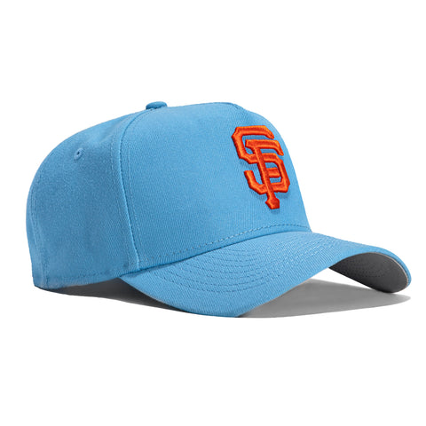 New Era 9Forty A-Frame San Francisco Giants Snapback Hat - Light Blue