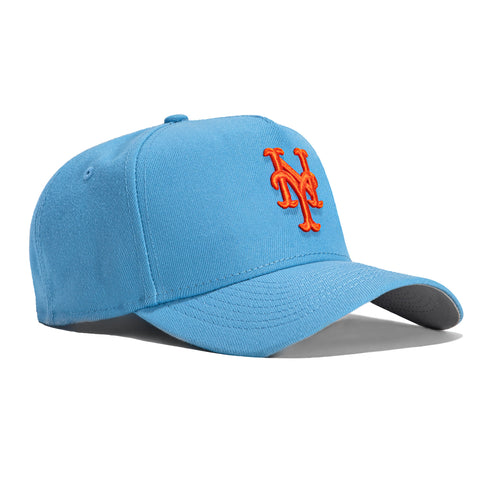 New Era 9Forty A-Frame New York Mets Snapback Hat - Light Blue – Hat Club