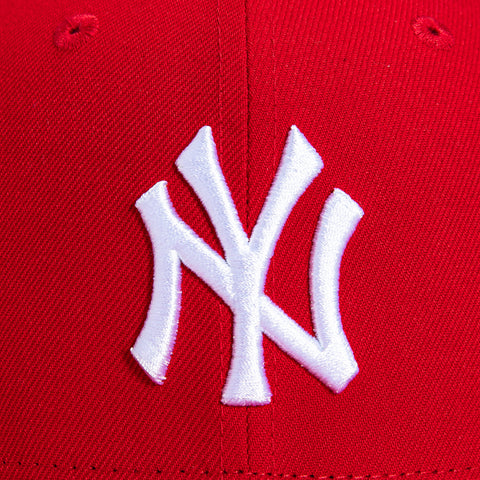 New Era 9Fifty New York Yankees 1999 World Series Patch Snapback Hat - Red