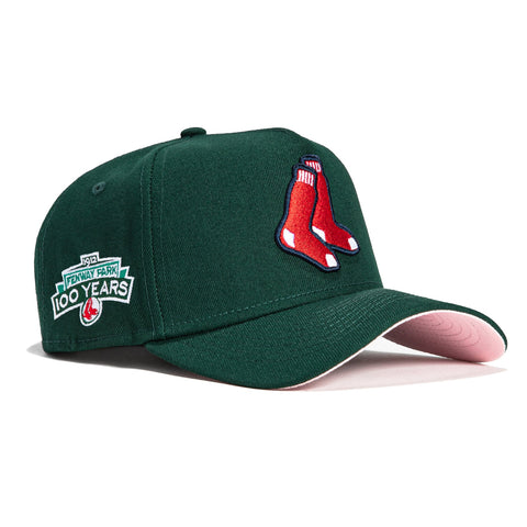 New Era 9Forty A-Frame Green Eggs and Ham Boston Red Sox Fenway Park Patch Alternate Snapback Hat - Green