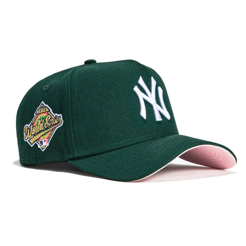 New Era 9Forty A-Frame Green Eggs and Ham New York Yankees 1996 World Series Patch Snapback Hat - Green