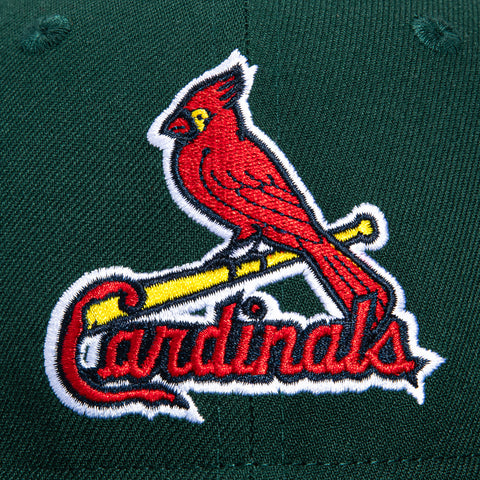New Era 59Fifty St Louis Cardinals 1998 All Star Game Patch Logo Hat - Green