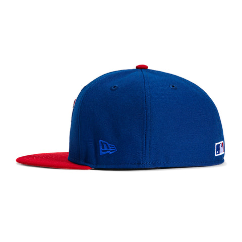 New Era 59Fifty Toronto Blue Jays 30th Anniversary Patch Pink UV Hat - Royal, Red
