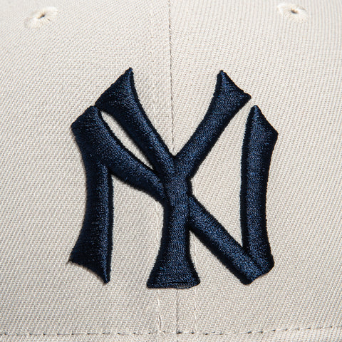 New Era 59Fifty Stone Dome New York Yankees 1939 World Series Patch Hat - Stone, Navy