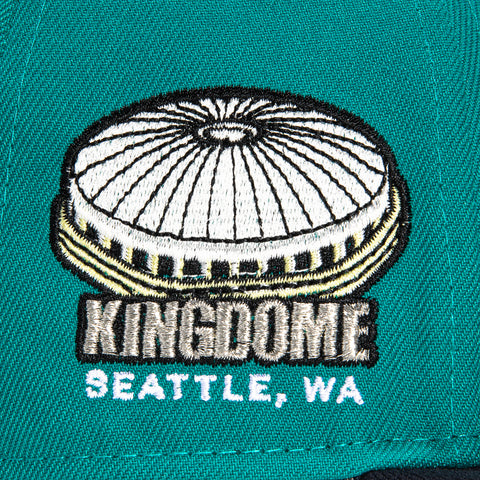 New Era 59Fifty Seattle Mariners Kingdome Patch Hat - Teal, Navy