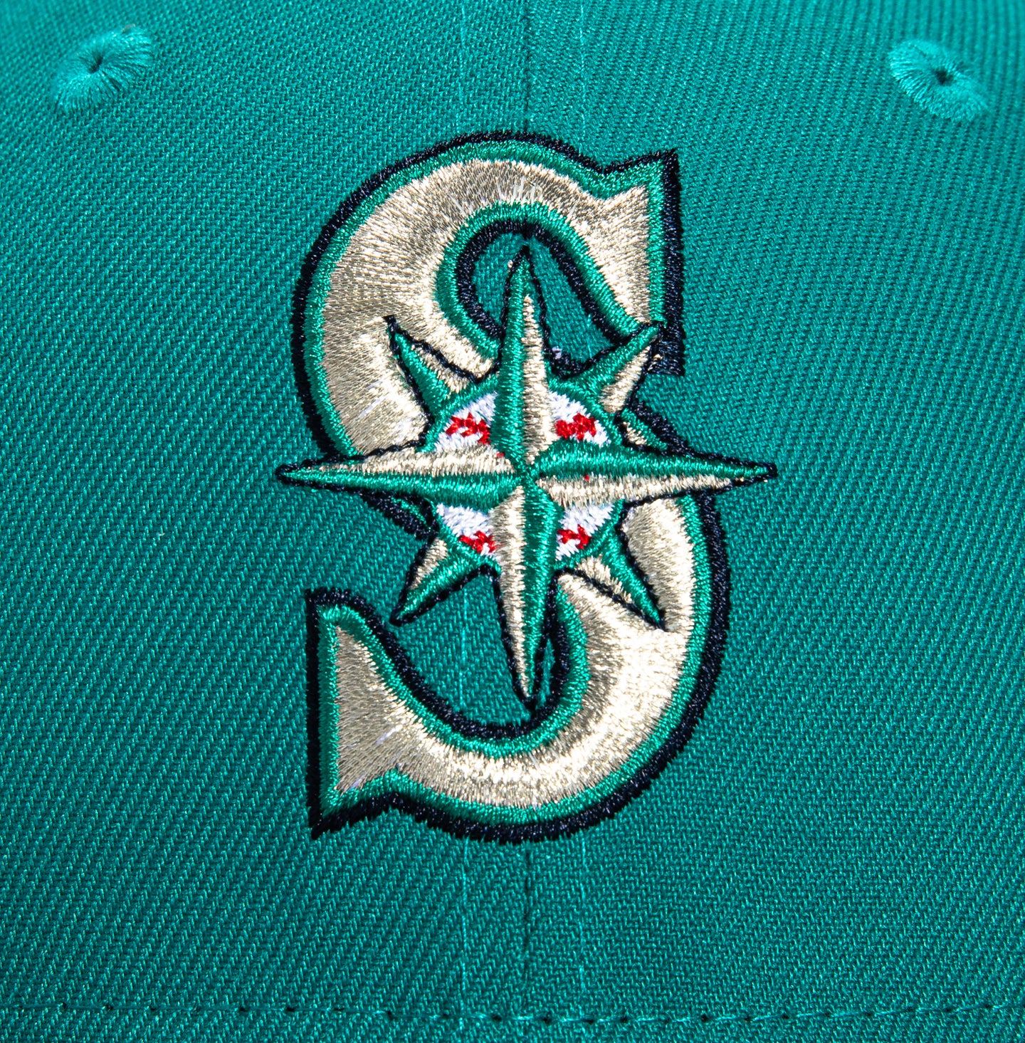 New Era 59Fifty Seattle Mariners Kingdome Patch Hat Teal, Navy Hat Club