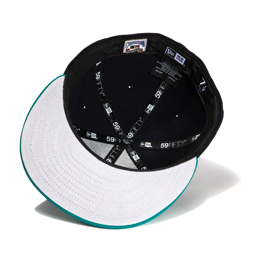 New Era 59Fifty Seattle Mariners Kingdome Patch Hat Navy, Teal Hat Club