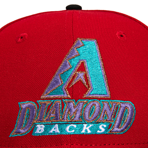 New Era 59Fifty Arizona Diamondbacks 2001 All Star Game Patch Logo Hat - Red, Black