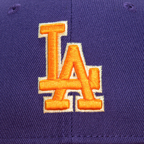 New Era 59Fifty Los Angeles Dodgers 40th Anniversary Stadium Patch Hat - Purple, Burnt Orange
