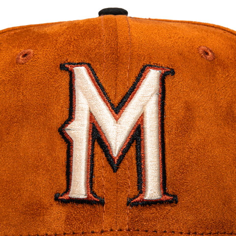 New Era 59Fifty S'mores Milwaukee Brewers 25th Anniversary Patch M Hat - Burnt Orange, Black