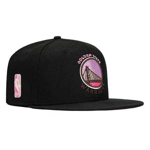 New Era 59Fifty Cookies and Cream Golden State Warriors Hat - Black