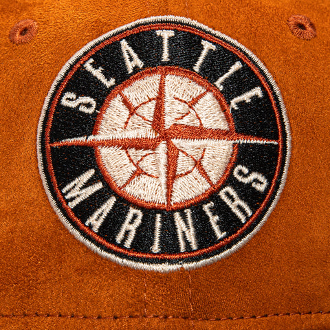 New Era 59Fifty S'mores Seattle Mariners 40th Anniversary Patch Hat - Burnt Orange, Black