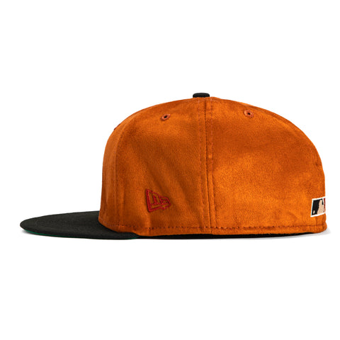 New Era 59Fifty S'mores Los Angeles Dodgers 60th Anniversary Stadium Patch Hat - Burnt Orange, Black